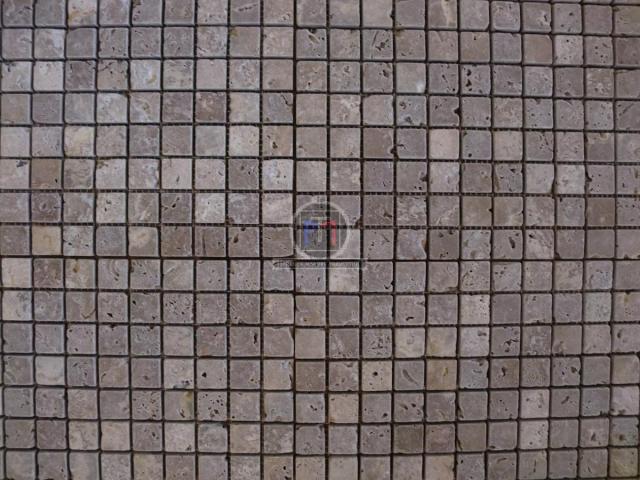 Travertin Noce Antique Mosaique 2,3x2,3x1 cm