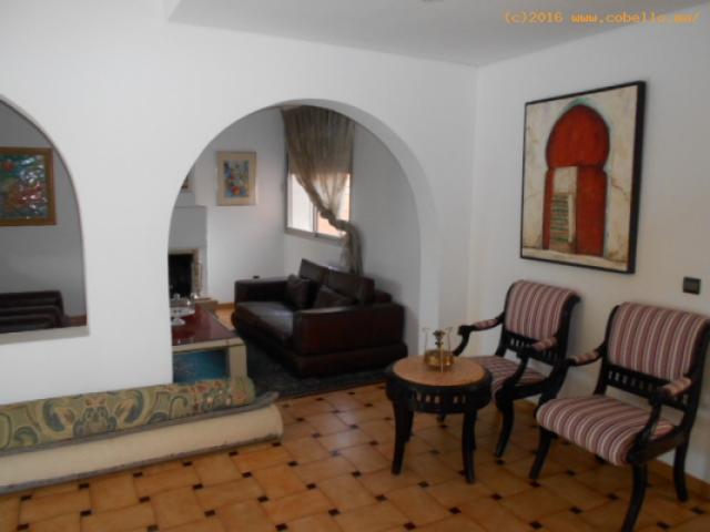 Trés belle villa en location à Rabat Harhoura
