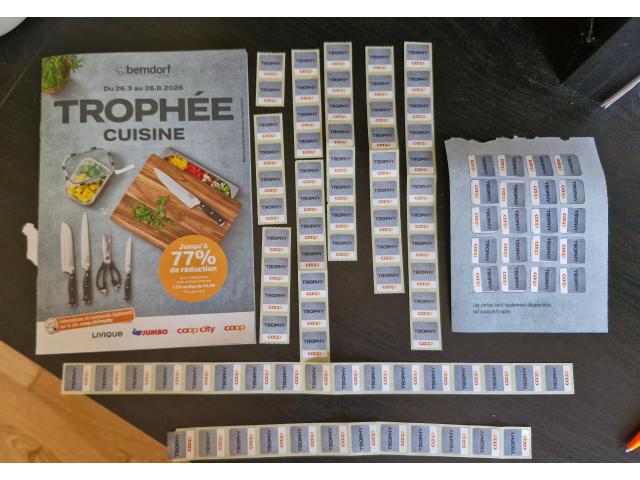 Photo Trophée Coop BERNDORF - 79 timbres + 1 carte complète image 1/1
