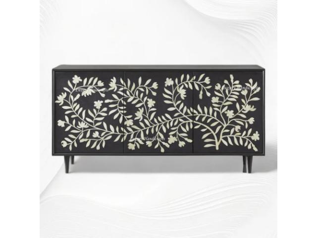 Upgrade Your Area with a Bone Inlay Media Console