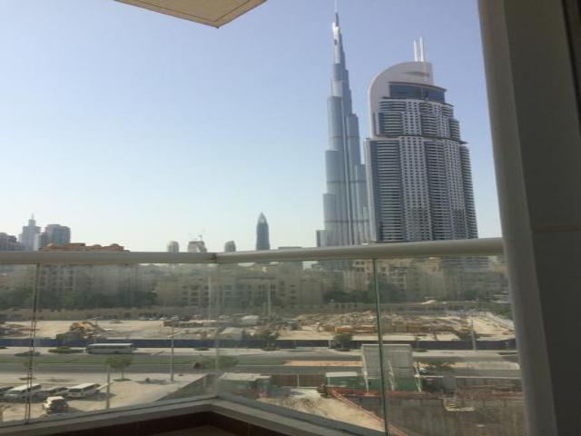 Urgent 2 chambres à Al Najoom Tower vue sur Burj Khalifa