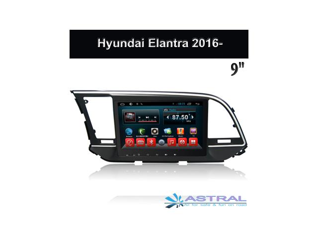 Photo Usine Prix Double Din Dvd Système de Navigation 9 Pouces Hyundai Elantra 2016 2017 image 1/6