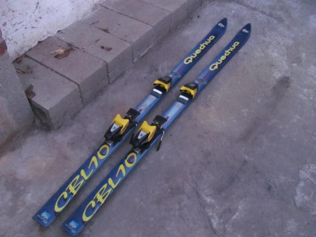 vend ski de marque quechua cbl 100 170cms fixation salomon 5