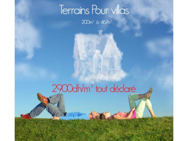 Vendre terrain de 300 m2