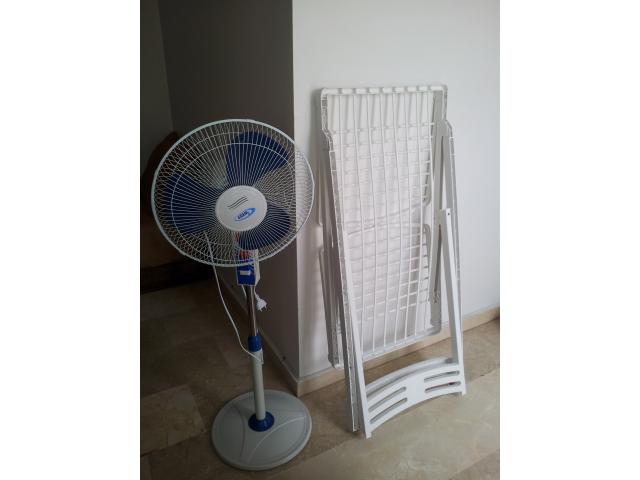 Vends lot ventilateur+ séchoir linge