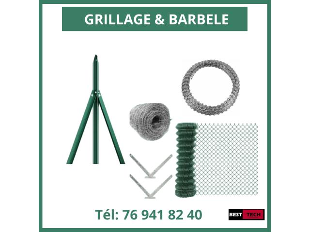 VENTE &  INSTALLATION DE GRILLAGE ET BARBELE A LAME / A FIL