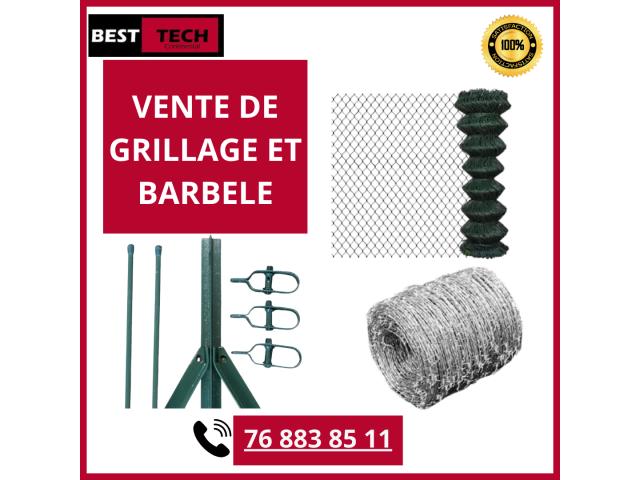 Photo VENTE &  INSTALLATION DE GRILLAGE ET BARBELE A LAME / A FIL image 1/1