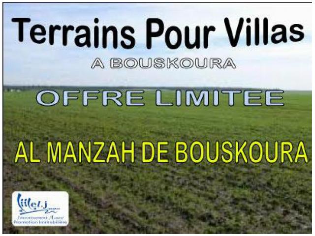 Vente de Terrain à Bouskoura