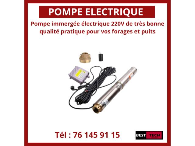 VENTE DES POMPES ELECTRIQUES DE 018W à 3KW