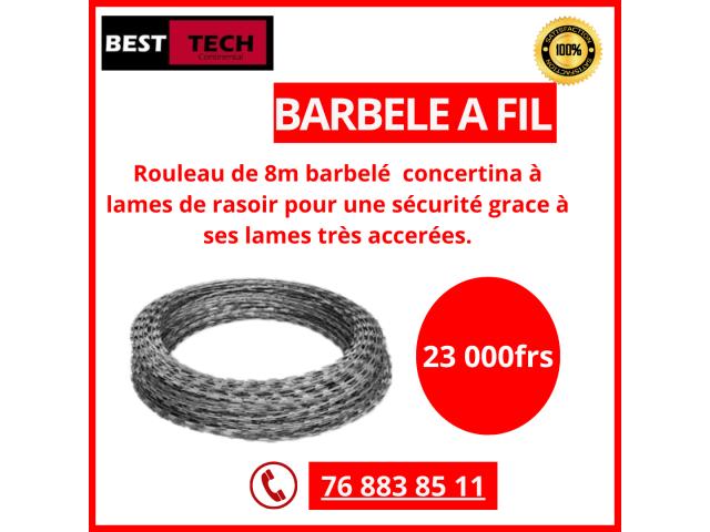 VENTE ET INSTALLATION DE BARBELES   A BON PRIX