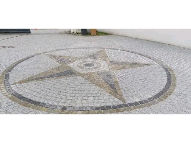 vente et pose pavé granit 10x10x5