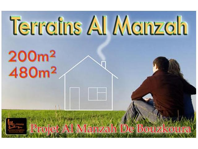 vente terrain 306 m2 à bouskoura