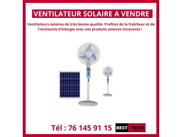VENTILATEURS SOLAIRES DISPONIBLE