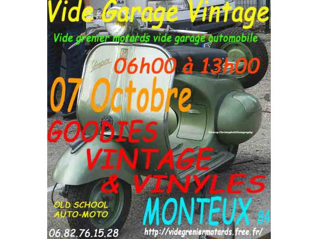 Vide garage automobile 07 Octobre à Monteux 84170