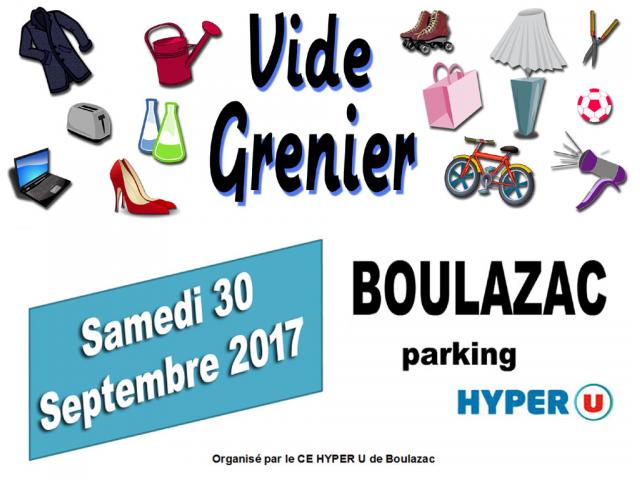 Photo Vide Grenier du CE - Parking HYPER U - Boulazac 24 image 1/1