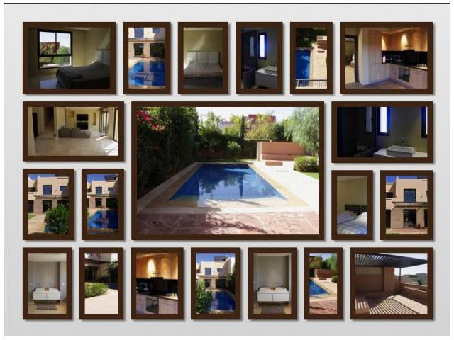 Villa 2ch dans le golf al maaden piscine