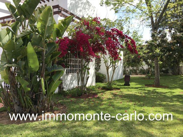 Villa à louer au quartier Souissi à Rabat