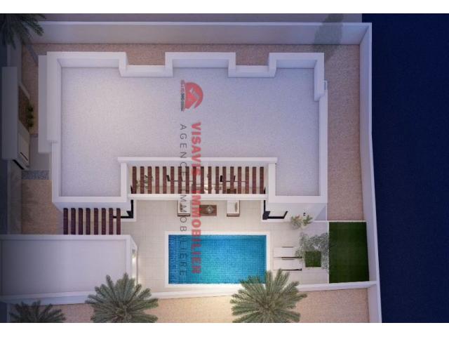 Villa à vendre en zone Urbaine - titre bleu Djerba et conformité