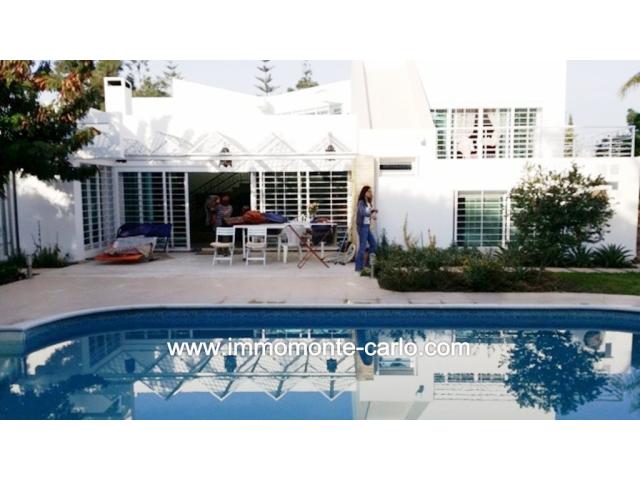 Villa avec piscine à louer à Hay Riad RABAT