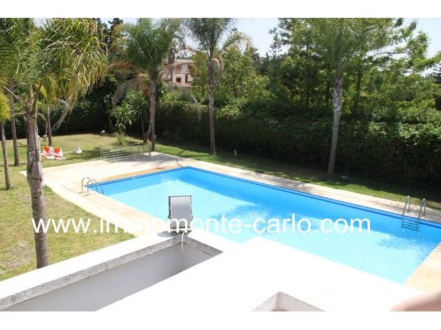 Photo villa avec piscine et chauffage centrale à Souissi image 1/6