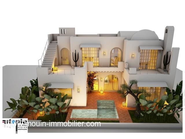 Villa Fiori AV1895 Hammamet zone craxi