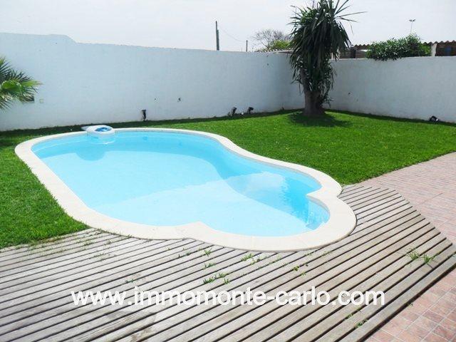 villa meublée ou vide avec piscine de plage à Sid Abed