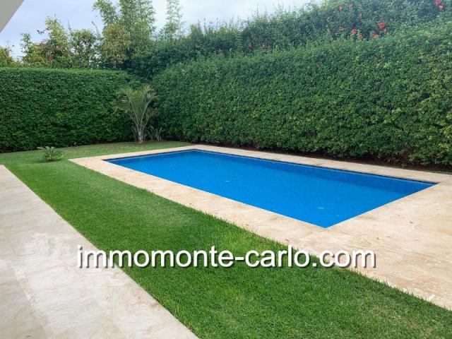 Photo Villa neuve et moderne avec chauffage central et piscine à Souissi image 1/6