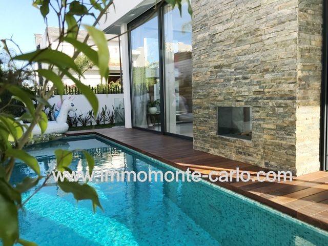 Photo Villa neuve moderne avec piscine à louer à Hay Riad Rabat image 1/4