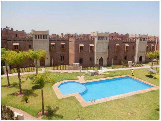 Villa neuve style Kasbah jardin piscine