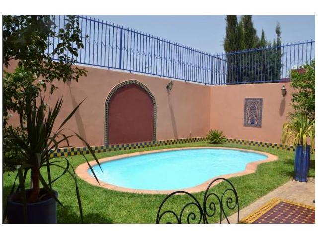 Villa style riad meublée vc piscine à Targa
