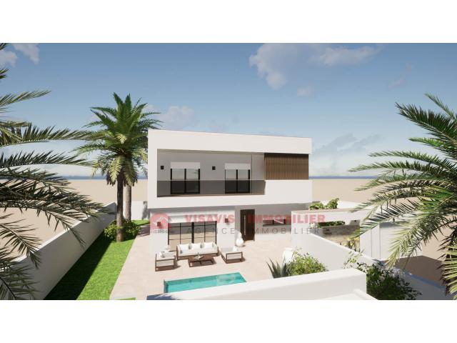 VILLA TITRE BLEU - P 694 - HOUMT SOUK DJERBA - PROJET CLÉ EN MAIN