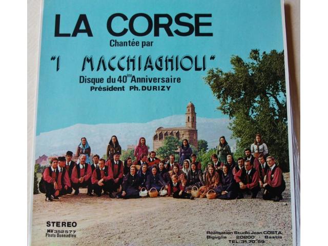 Vinyl La CORSE  par I MACCHIAGHIOLI