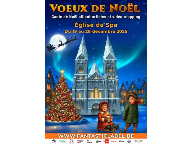 Vœux de Noël – Spectacle monumental dans l’église de Spa
