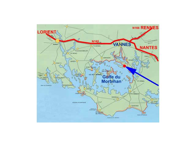 Votre Gîte - bord de mer - Golfe Morbihan - Bretagne sud * 2 personnes