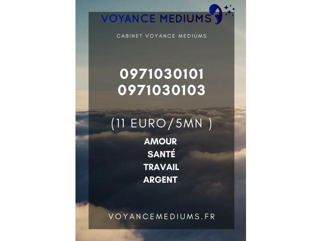 voyance médiums  (11 euro/5mn ) 0971030101/0971030103