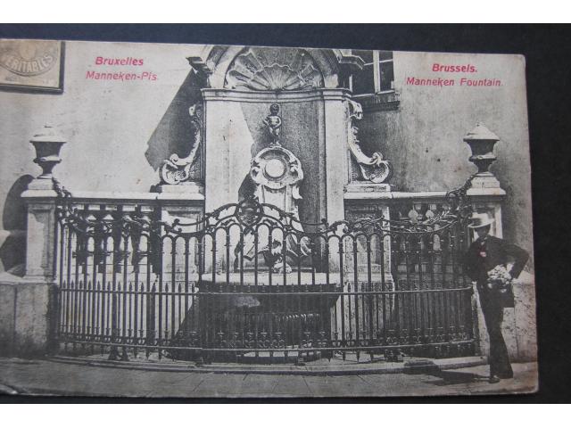 Photo Vue du Manneken-Pis en 1910 image 1/2