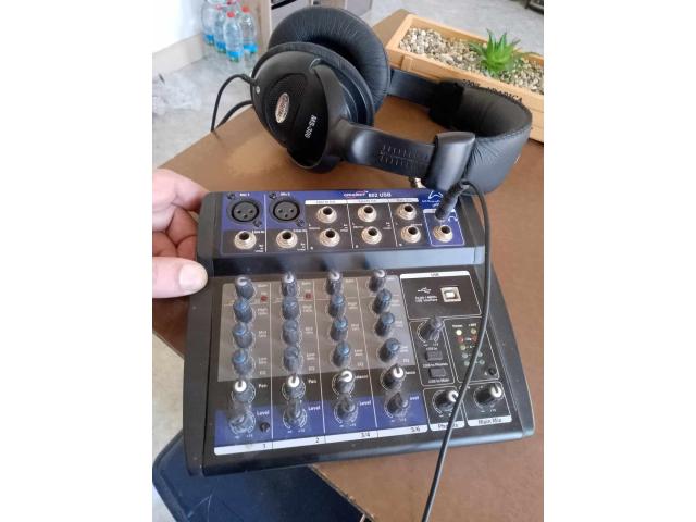 Wharfedale Pro CONNECT802 USB - Mini table de mixage 8 entré