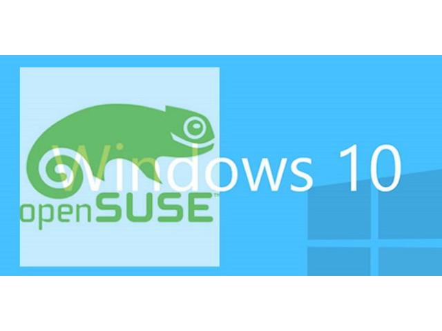 Photo Windows 10 et OpenSUSE sur le même ordinateur image 1/1
