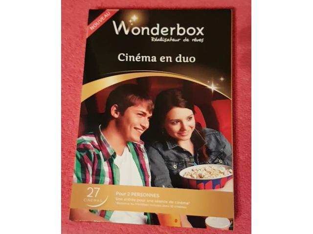 Wonderbox cinéma pour 2 ( dois partir avant fin AOÛT ! )