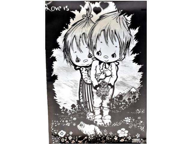 Photo «Love is» 2 posters vintage - déco chambre enfant 57x40 cm image 2/6