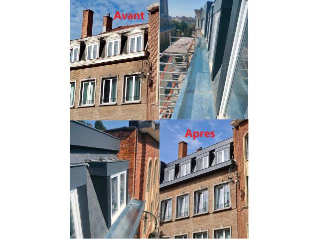Photo "Réparation toiture - Corniche - Ravalement façade - Cheminée - Devis gratuit" image 2/2
