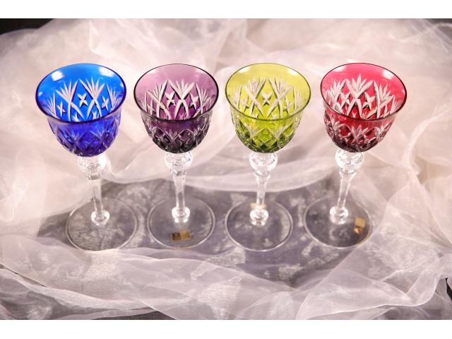 Photo 12 verres à vin en cristal de Cabinet image 2/5