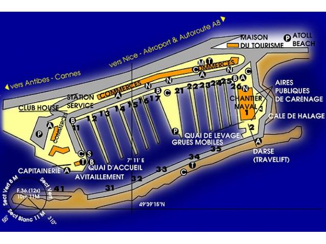 Photo 2 Places de port 6.50x2.50m et 8.80x2.75m (06700) image 2/2