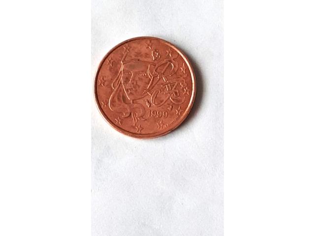Photo 3 Rare pièce de 1  et 2 centimes d'euros Marianne 1999 fauté image 2/6
