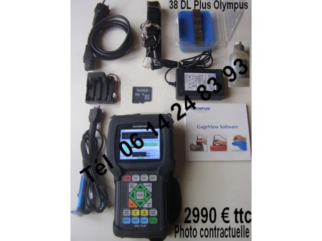 Photo 38 DL Plus Olympus Panametrics  Ultrasonic Thickness Gage Gauge image 2/3