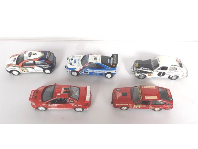 Photo 4 Miniatures rallyes avec défaut, Ford, Peugeot, Alfa, Volvo, prix moyen unitaire 9 € image 2/3