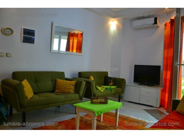 Photo A louer pour la saison estivale un joli appartement à Chott Mariem image 2/5
