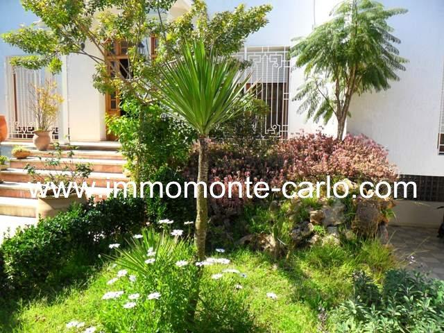 Photo A louer villa avec piscine et chauffage central Souissi RABAT image 2/6