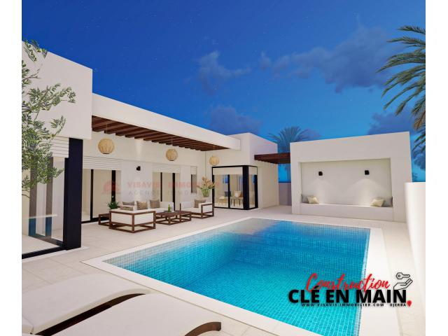 Photo A vendre à Djerba avec titre bleu - villa avec piscine image 2/2