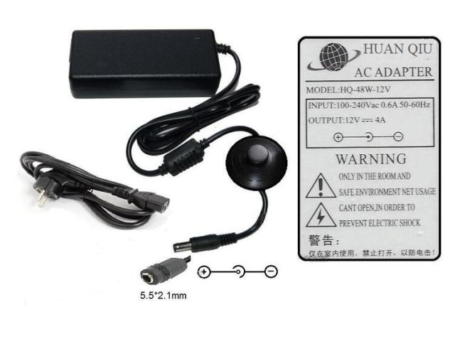 Photo AC ADAPTATER 100-240VAC sortie 12VDC 4A 48W image 2/2